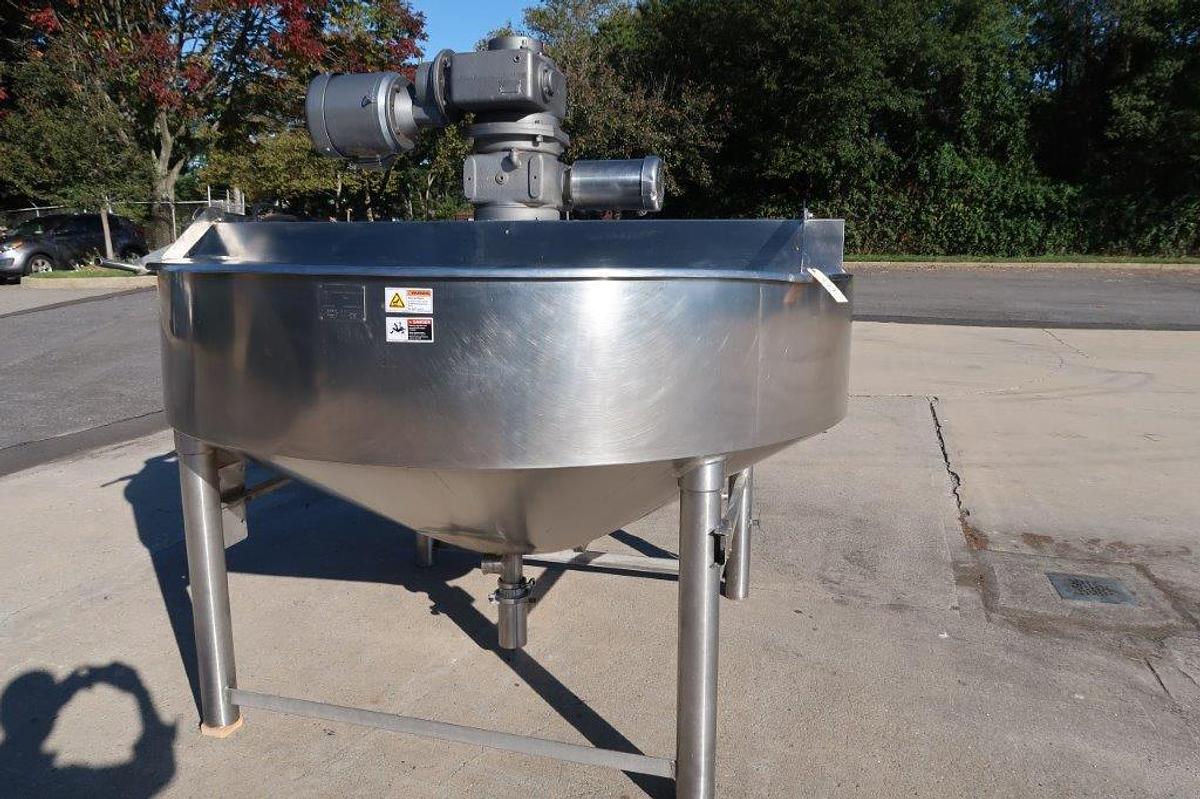 Used 400 Gallon Chester Jensen SS Agitated Cooker/Coolers 100 PSI, 3 Available