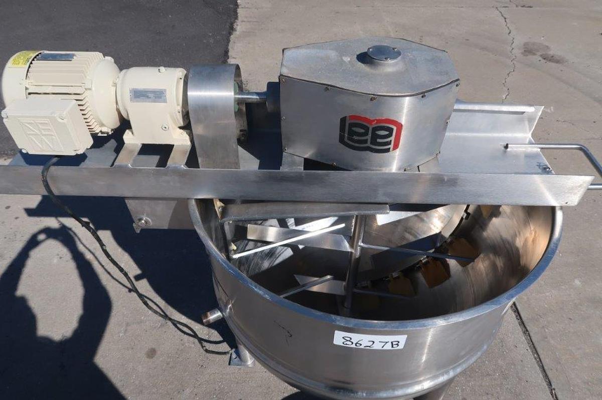 Used 100 Gallon Lee 316 SS Double Motion Kettle, 90PSI Jacket