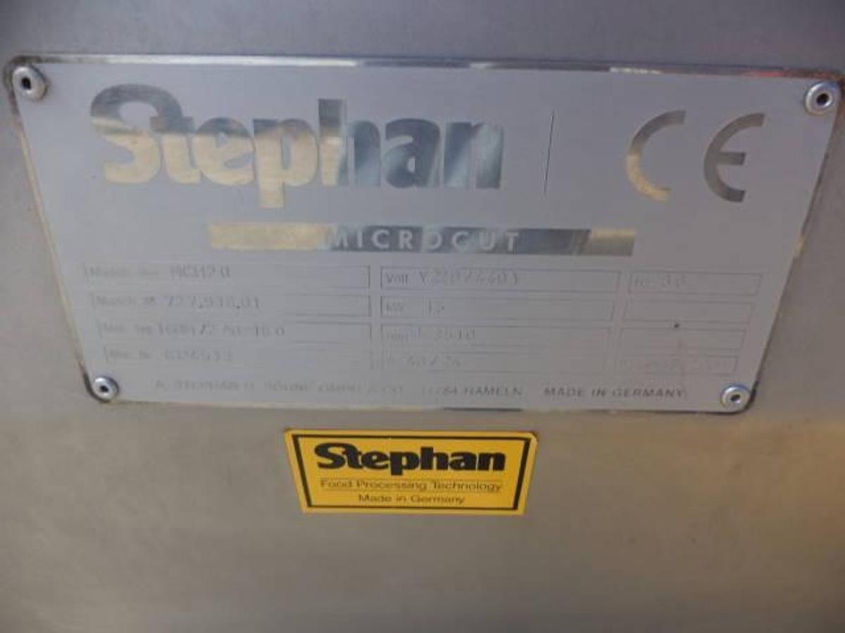 Used Stephan Microcut MCH 20 cutter/emulsifier