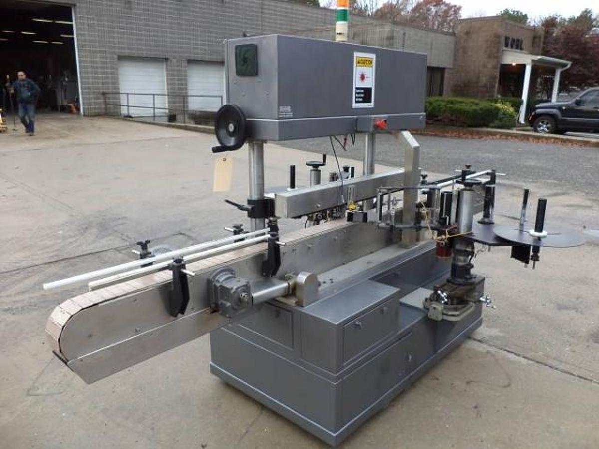 Used CCL Automatic Front & Back Pressure Sensitive Labeler