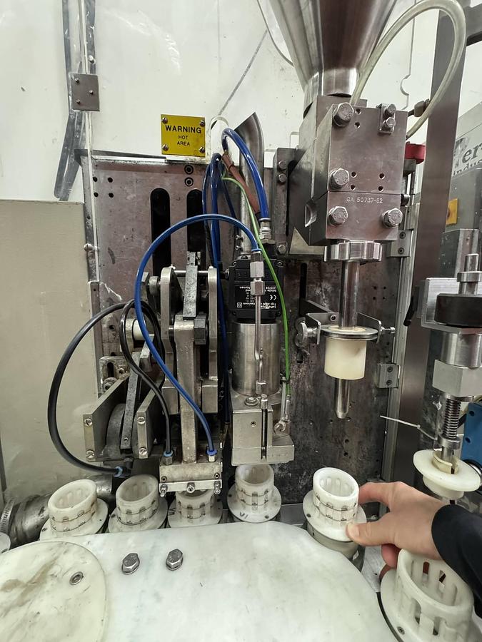 Used Nordenmatic NM250-HA Hot Air Tube Filling and Sealing Machine