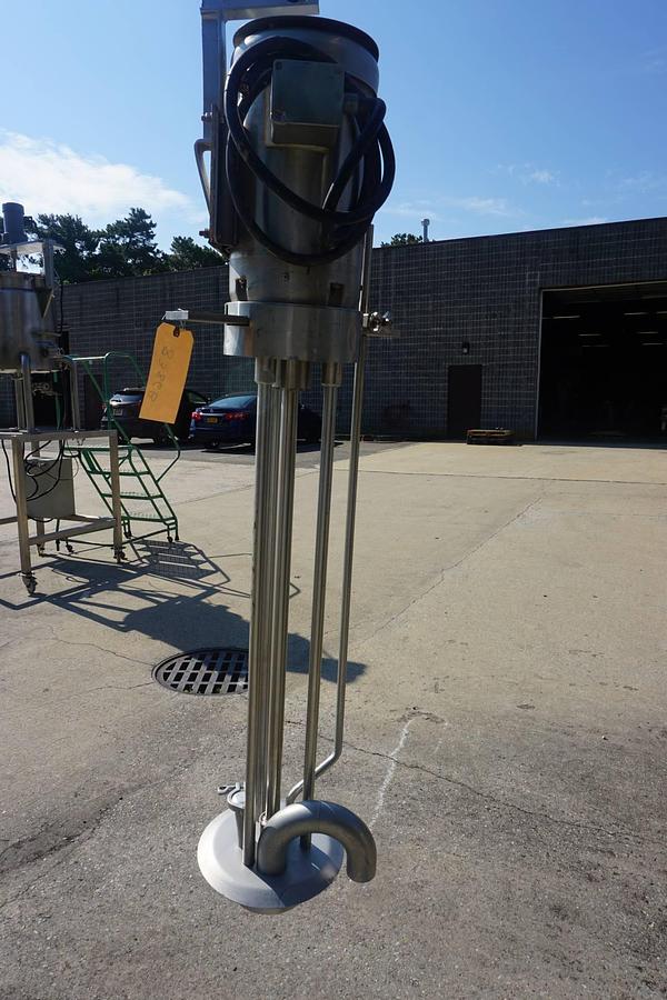 Used Arde Barinco 10 HP High Shear Homogenizing Mixer, Washdown Motor