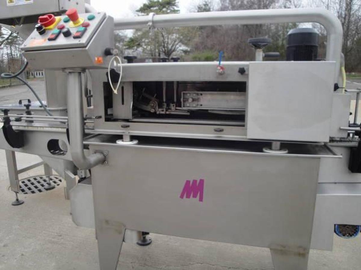 Used Emerito 2.8 Automatic Twist-Off Steam Capping Machine, Stainless Steel