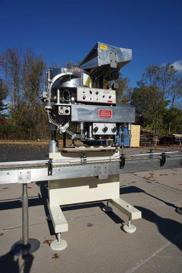 Used Kaps All A-2 Six Spindle Capper, 150 Per Minute