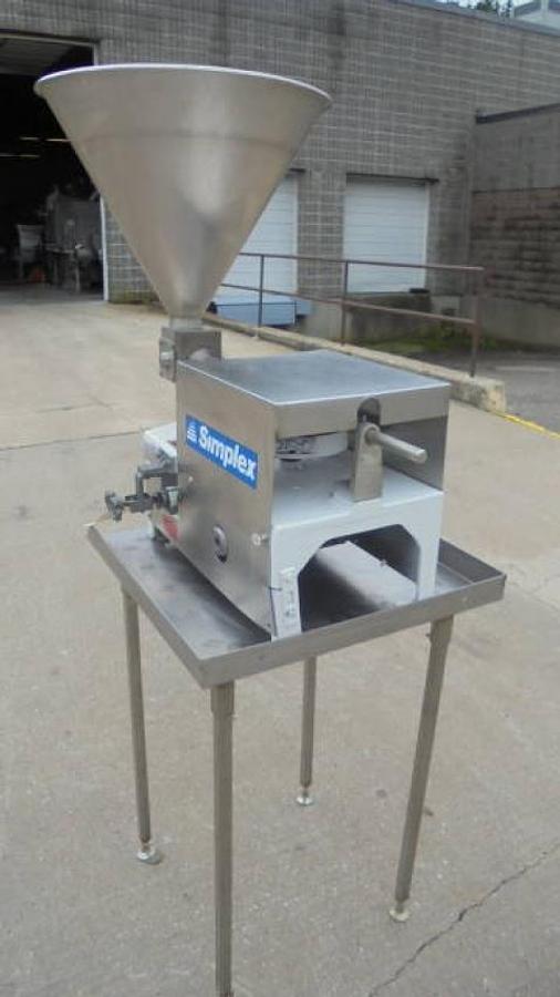 Used Simplex AS Single Piston Filling Machine, 110 Volt