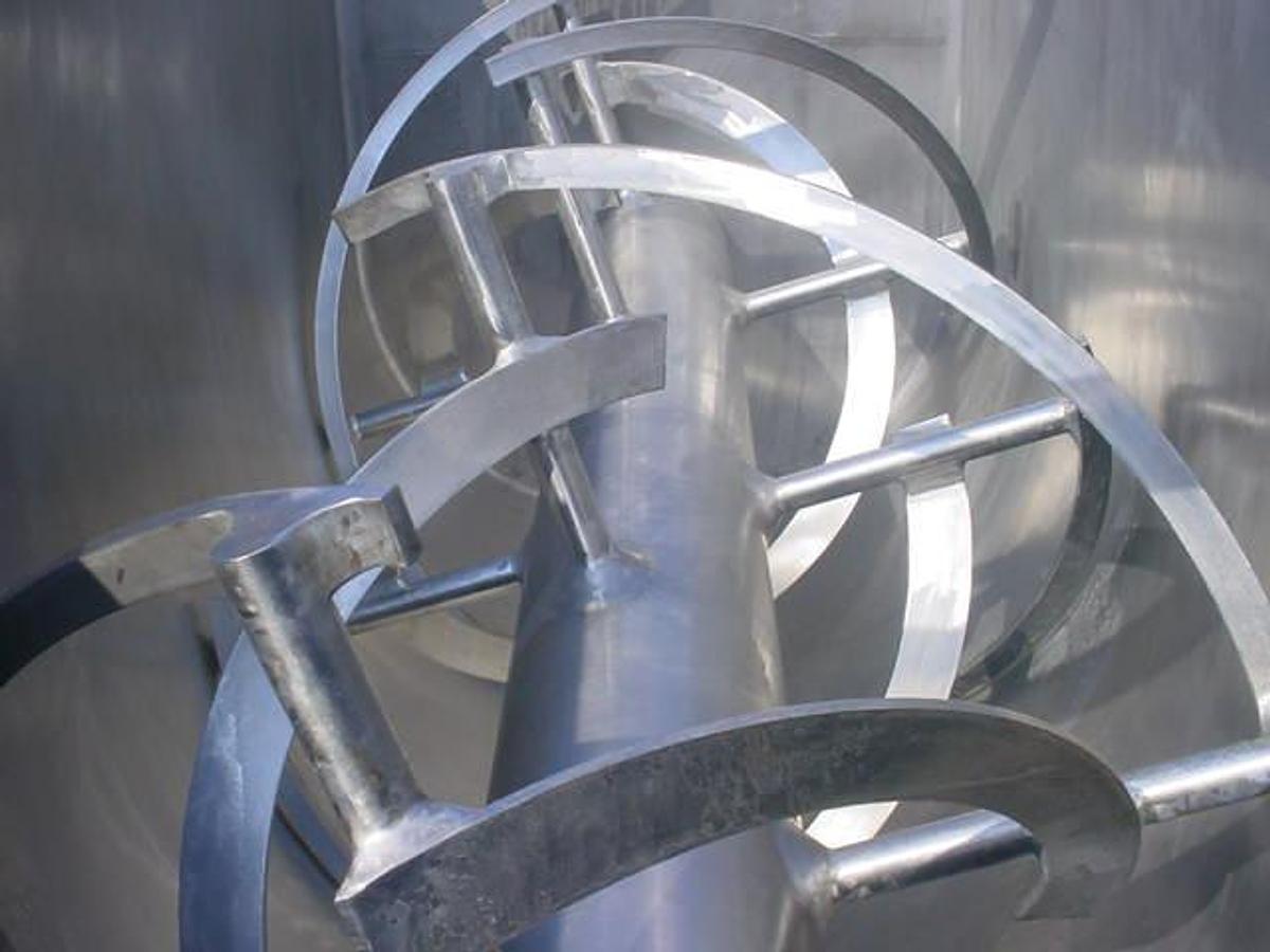 Used 112 Cu.ft. Jones Superior Stainless Steel Heavy Duty Double Ribbon Blender