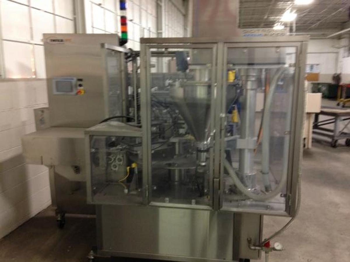 Used Packaging Technologies RO-A7 Powder Cup Filling/Sealing System,  Auger Filling