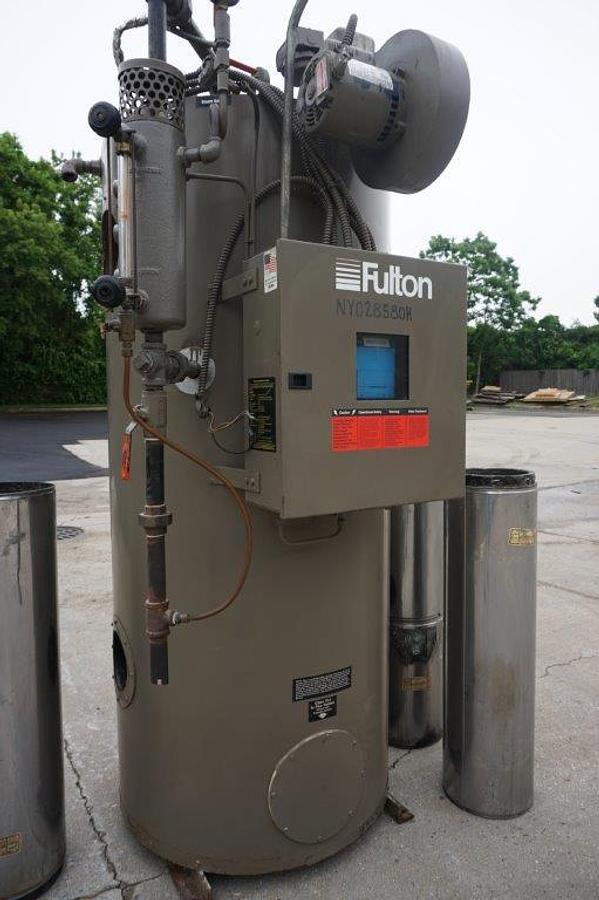 Used Fulton FB-015-A Fuel Fired Steam Boiler, Natural Gas