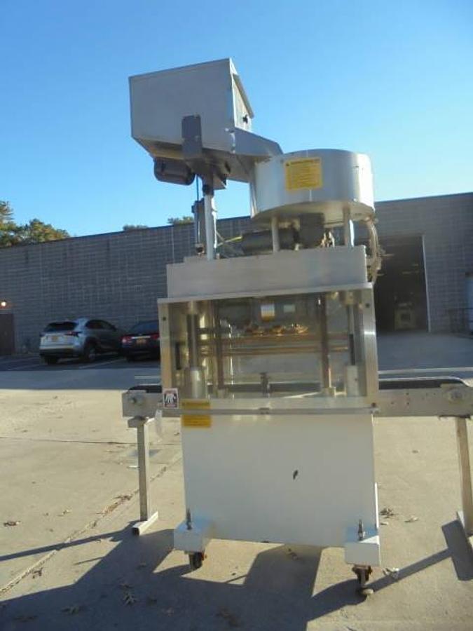 Used Kaps-All A6 Six Spindle Screw Capping Machine, 150 Per Minute