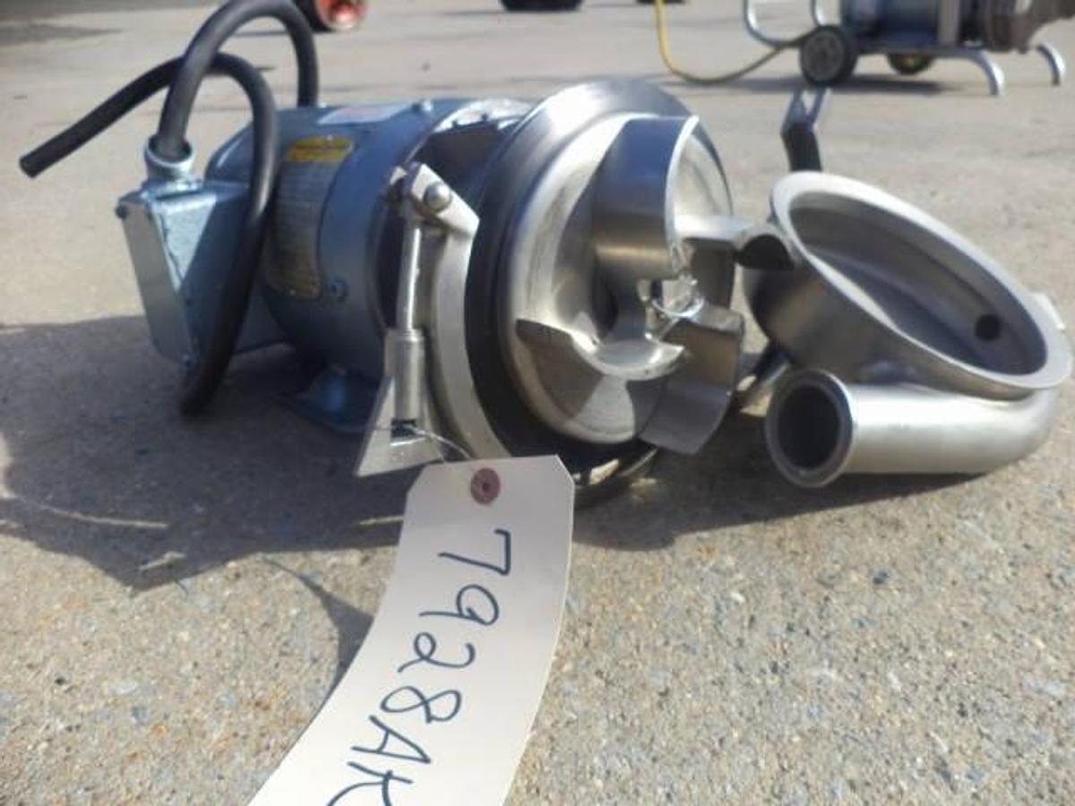 Used Crepaco 2 in. x 1-1/2 in. SS Sanitary Centrifugal Pump, 3/4HP