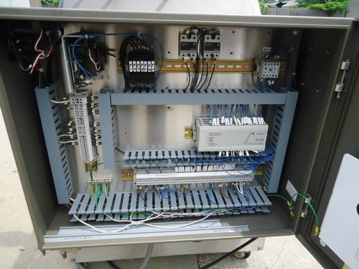 Used Econoseal E2000 Cartoner With Hot Melt, Stainless Steel