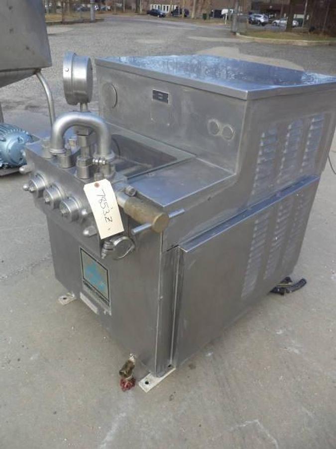 Used Cherry Burrell “Stellar-Flo” High Pressure Pump/Homogenizer, 50 hp