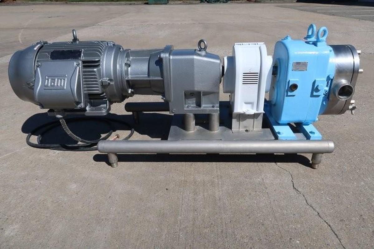 Used Fristam FKL75 Stainless Positive Displacement Pump, 15 HP