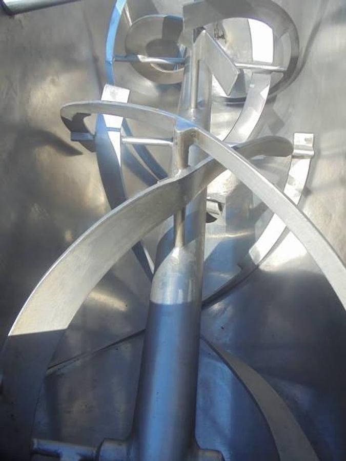 Used 17.5 Cu.Ft. Falcon Stainless Steel Double Ribbon Blender, 7.5 HP