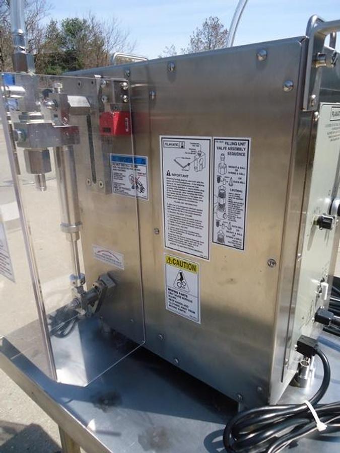 Used Filamatic DAB-5 Twin Head Piston Filler, Like New