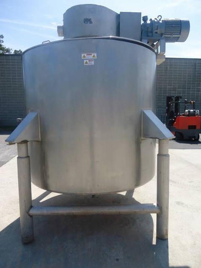 Used 1,000 Gallon Lee Double Motion Jacketed Kettle/Tank, 316 Stainless Steel