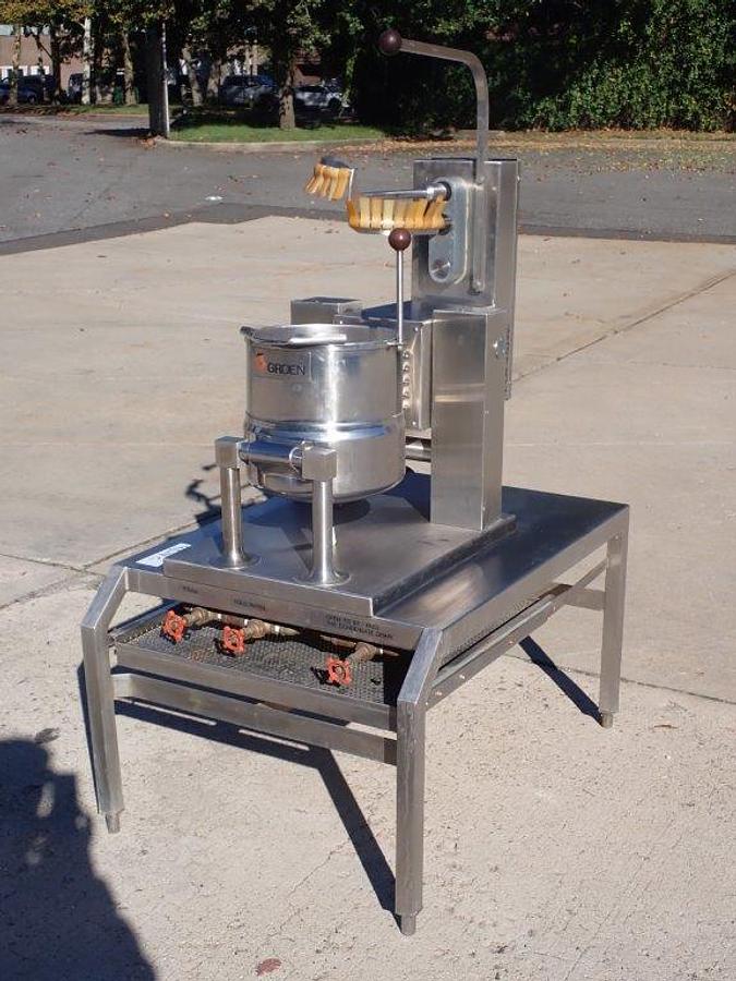 Used Groen 5 Gallon Scraper Agitated Kettle, 55 PSI Jacket