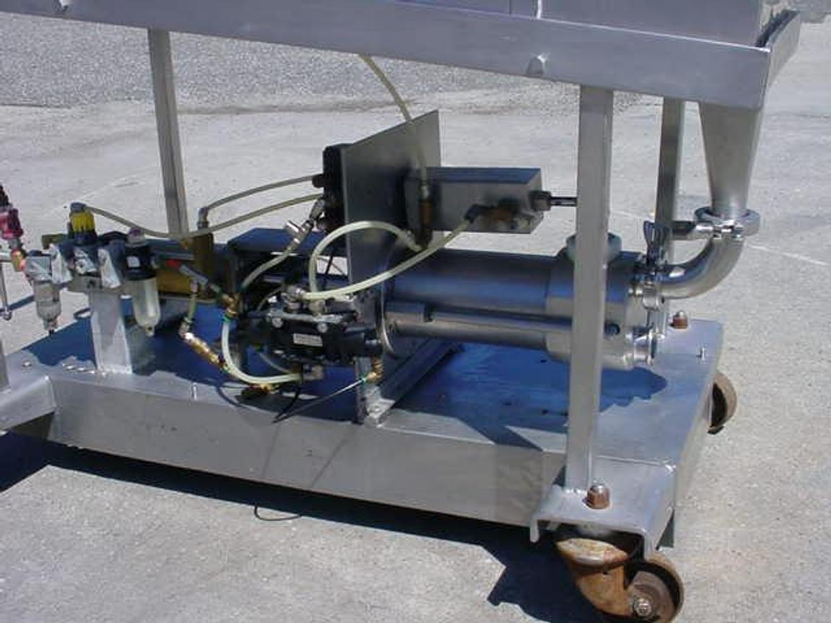 Used Colborne Single Piston Depositor/Pump Station, Air Operated