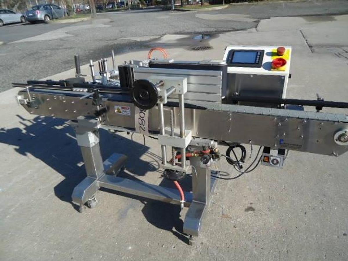 Used Accutek Spot/Wrap Around Pressure Sensitive Labeler With Coder