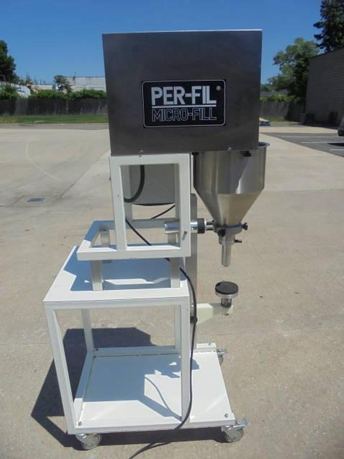 Used Per-Fill MR-1 Single Auger Powder Filler, Agitated Hopper