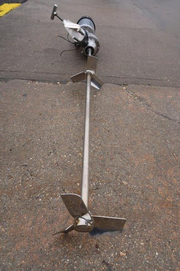Used Admix 2 HP Clamp-On Portable Agitator, All Stainless Washdown