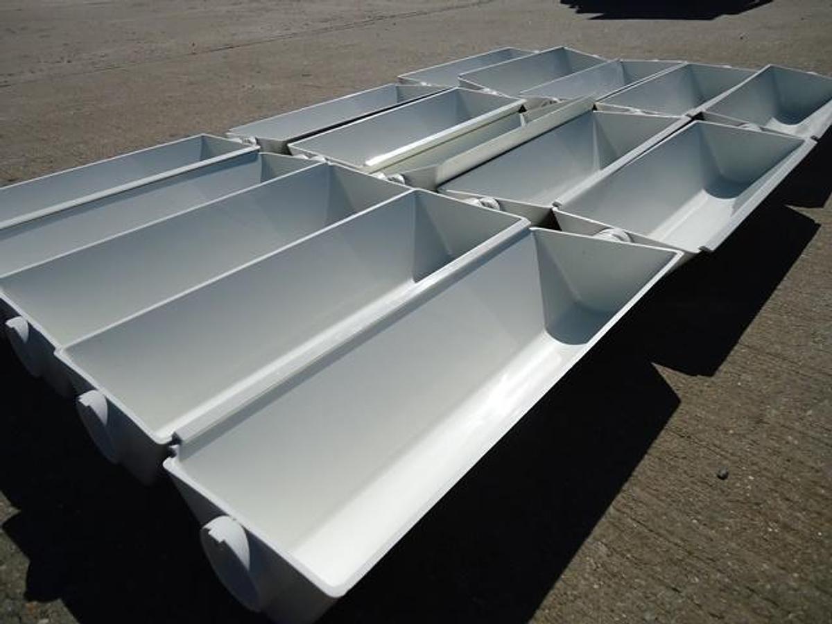 Used Conveyor Technology Stainless Steel Bucket Elevator, 14 foot discharge height