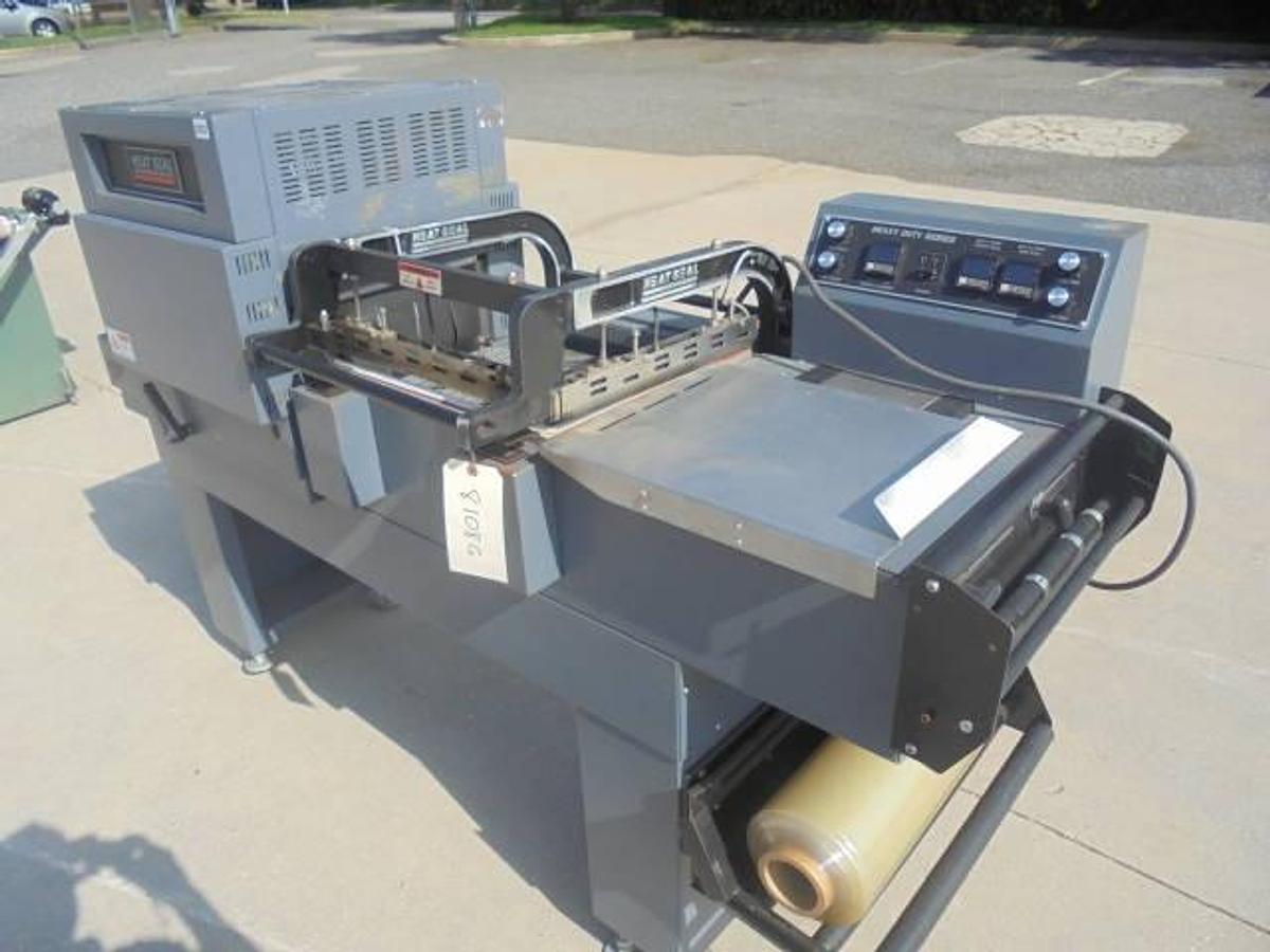 Used Heat Seal Combination “L”” Sealer and Shrink Tunnel”