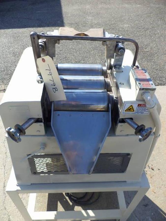 Used Ross 4 in. x 8 in. Lab Three Roll Mill, Explosion Proof