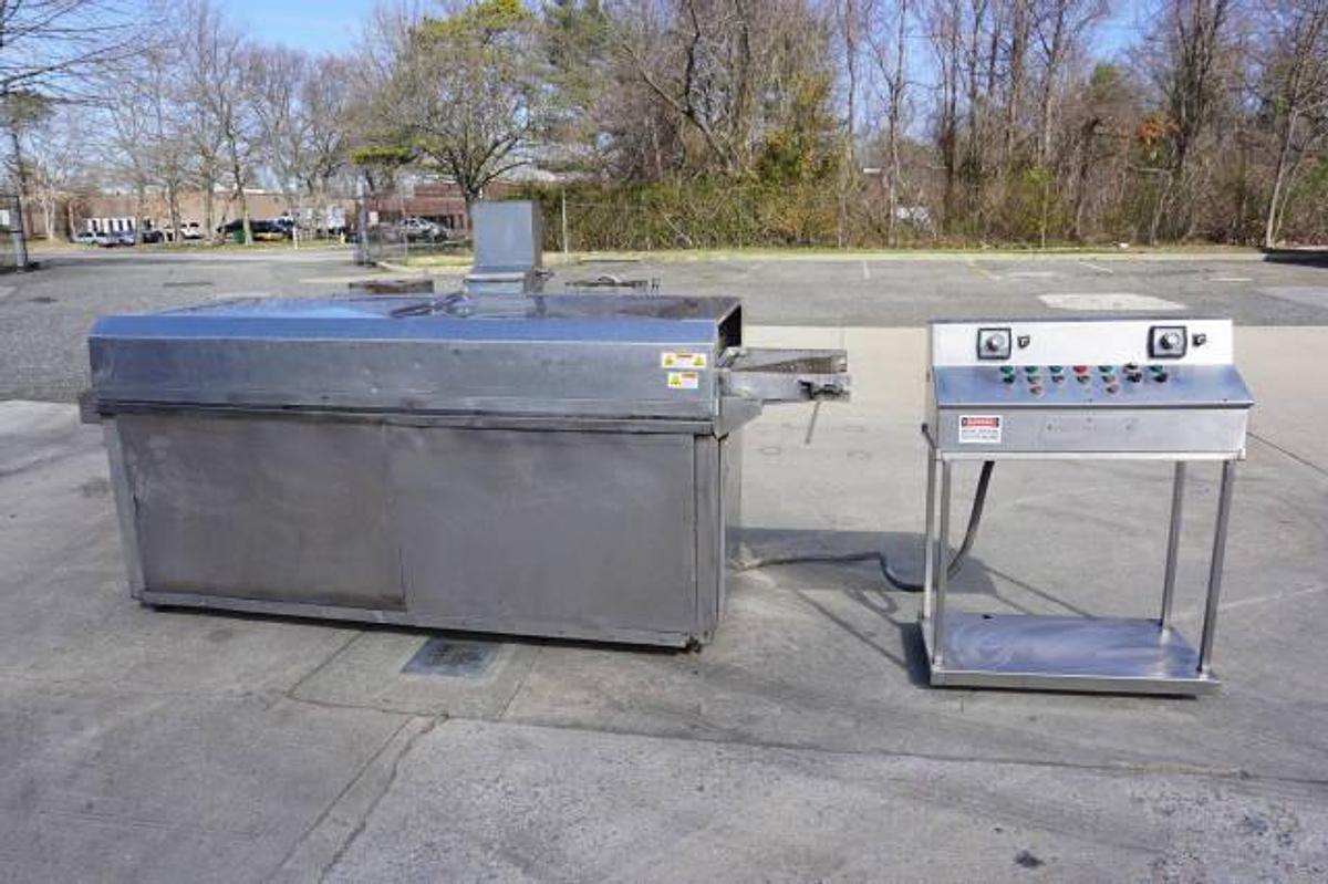 Used Pitco 600 Continuous Gas Fired Fryer With Hold Down Belt