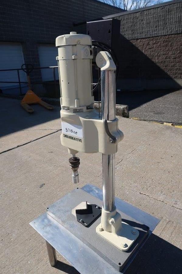 Used Swanmatic 49-PC Tabletop Capper, Single Phase Electrics
