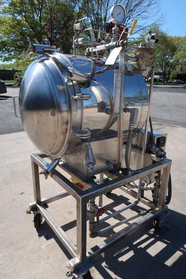 Used Allpax 2402 Horizontal Retort/Autoclave, SS Base
