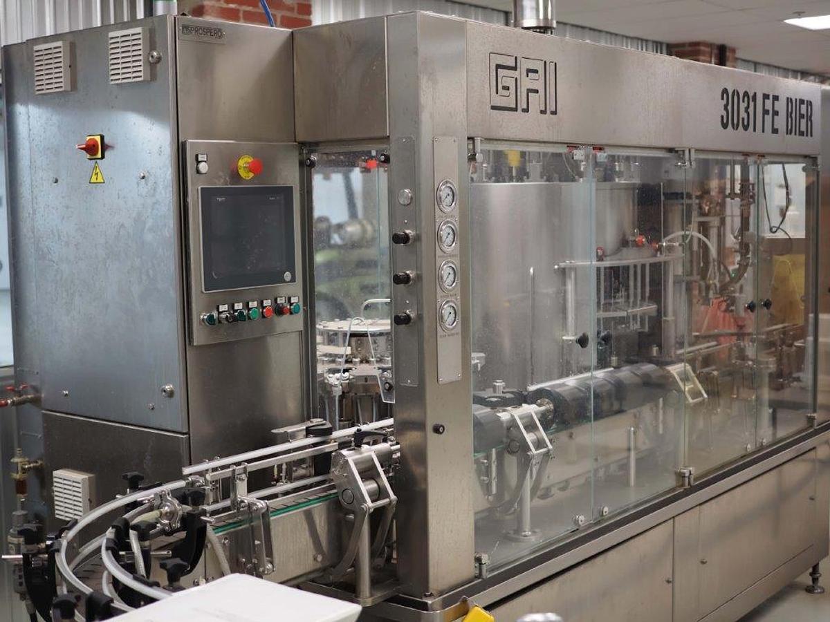 Used GAI 3031 Monoblock Wine Bottling Line