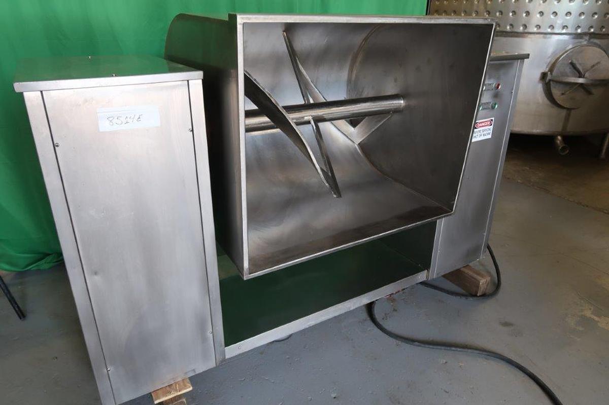 Used 15 Cu. Ft. Stainless Steel Granulating Mixer, Tilt Discharge