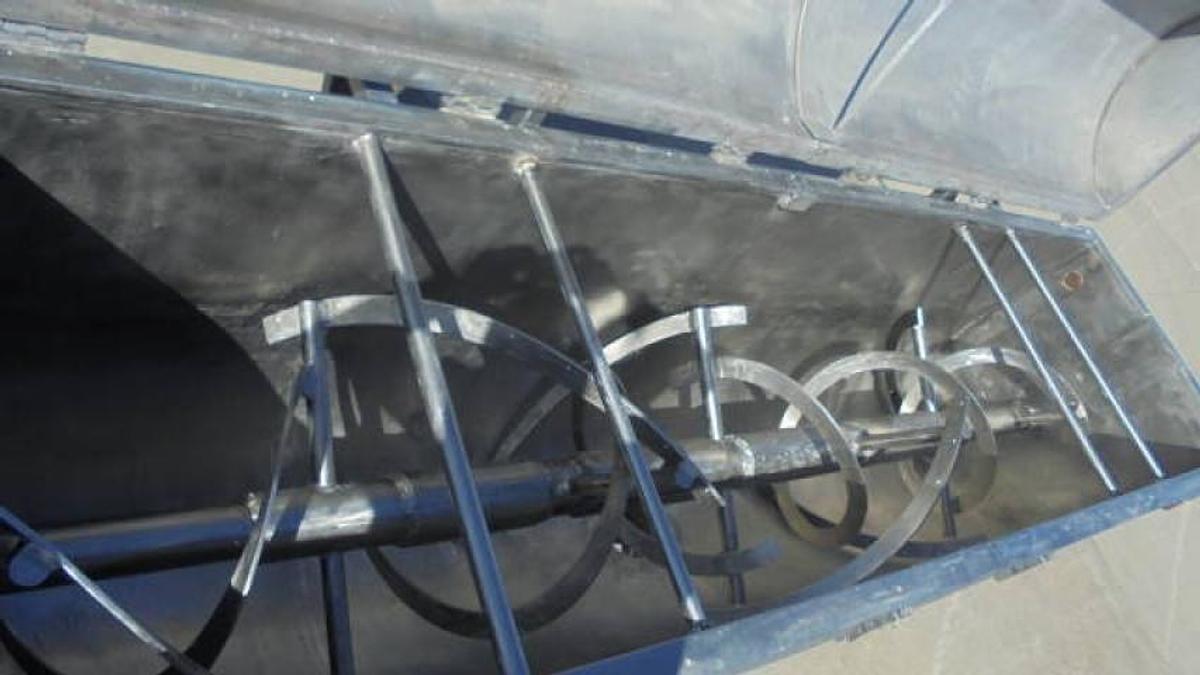 Used 50 Cu. Ft. Readco Stainless Double Ribbon Blender, 10HP
