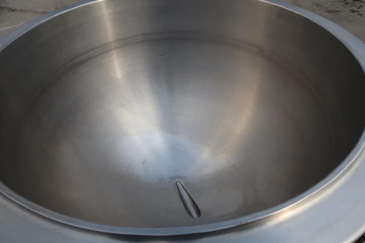 Used 80 Gallon Market Forge Stainless Self-Contained Jacketed Gas Fired Kettle