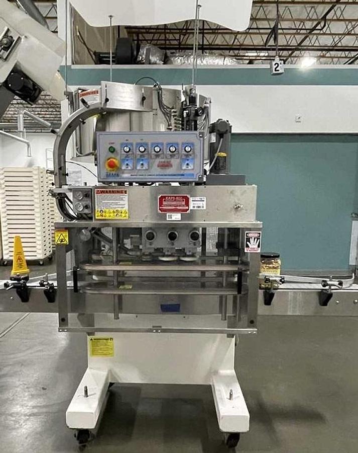 Used Kaps-All A6 Screw Capper, with Cap Elevator