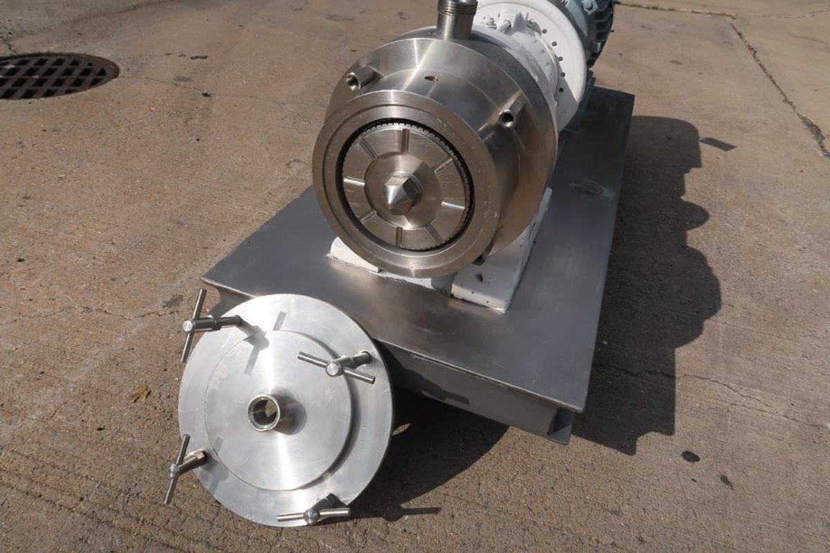 Used Charlotte SD-20 Stainless Steel Inline Colloid Mill, 20 HP