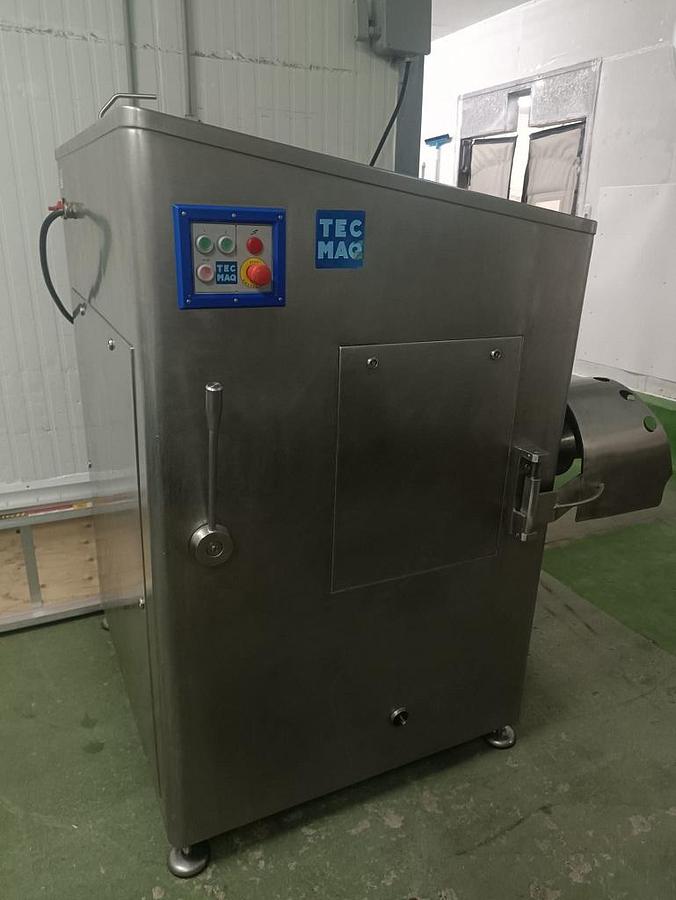 Used TecMaq Alimat Model 160 Meat Grinder, with Built-In Meat Mixer Kit