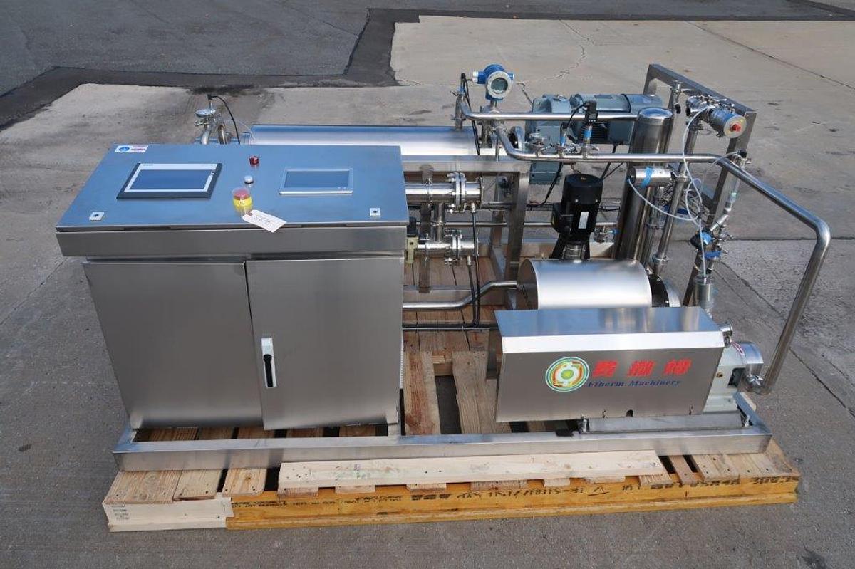 Used Ftherm X130-1200 Scrape Surface Heat Exchanger, 316L SS