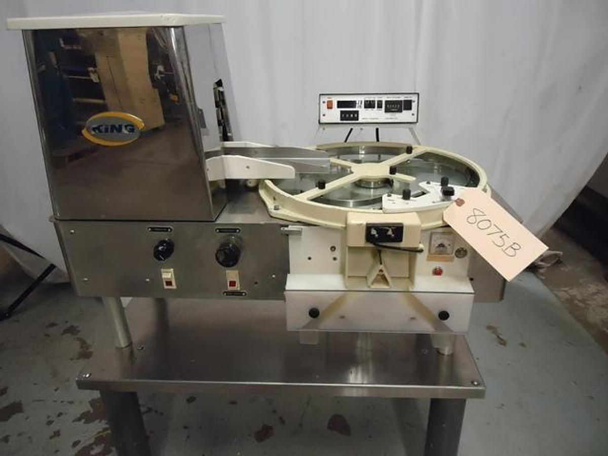 Used King TB4 (GMP) Tabletop Tablet/Capsule Counting Machine