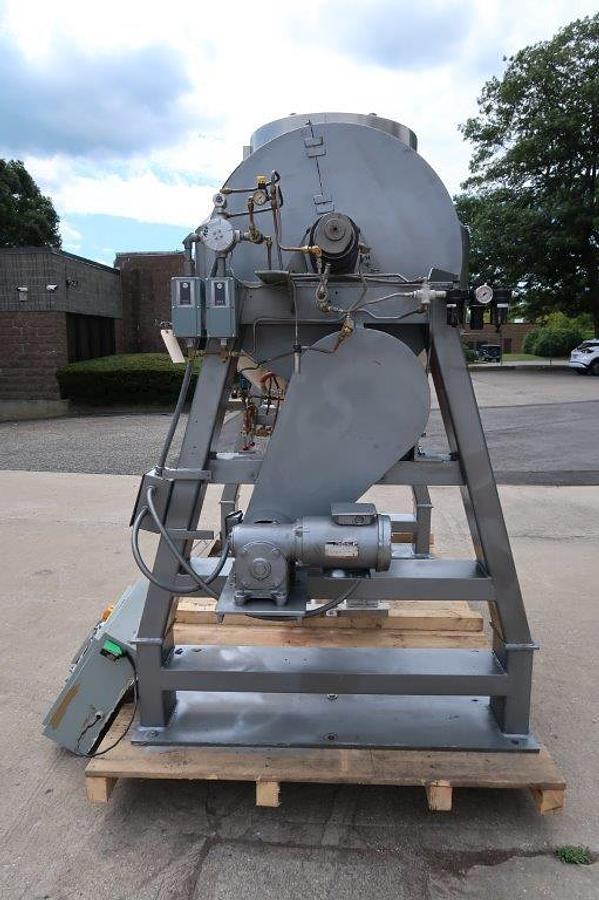 Used Gemco 30 Cu. Ft. Stainless Steel Double Cone Mixer, “Gemco-Matic”