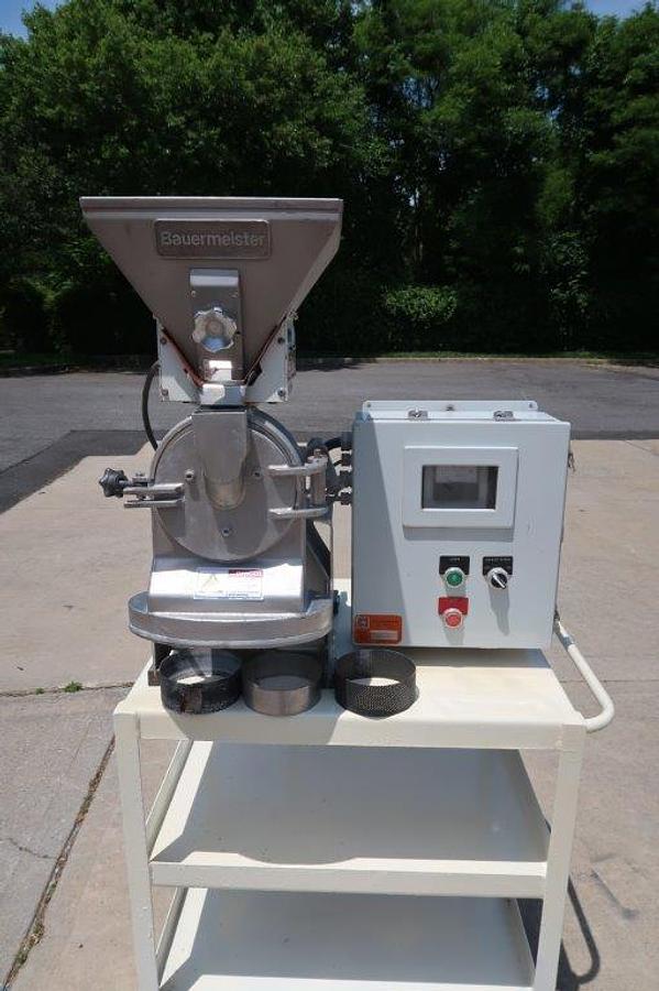 Used Azo/Bauermeister UTL Fine Grinding Mill, Stainless Steel