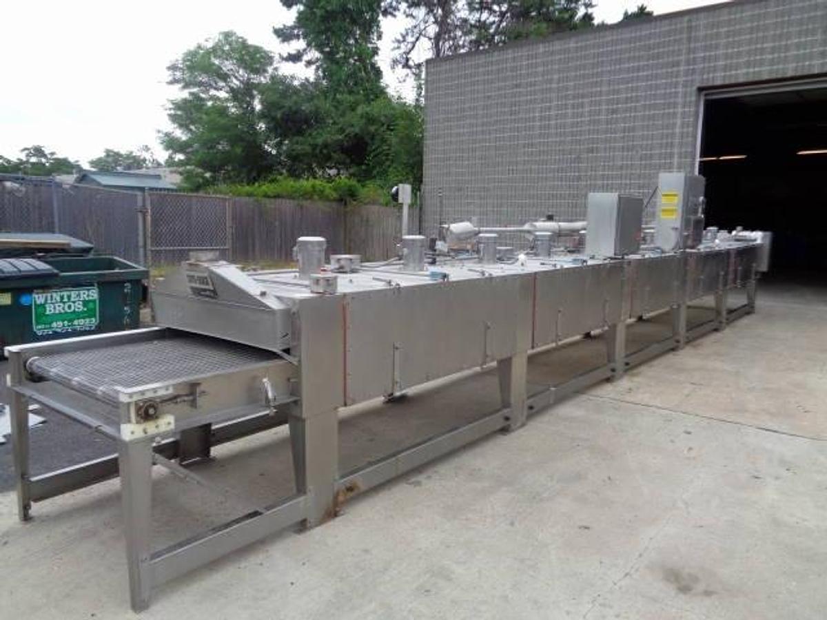 Used Air Products 42 In. X 38 Ft. Stainless Nitrogen Freeze Tunnel