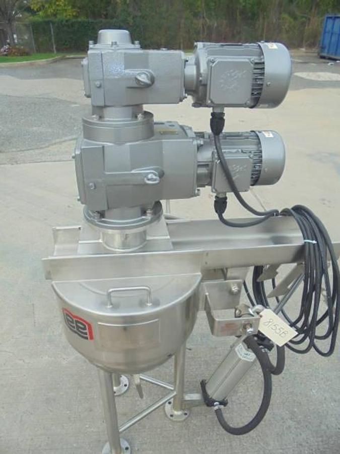 Used 30 Gallon Lee 316 SS Double Motion Mixing Kettle, Tilt-Out Agitation