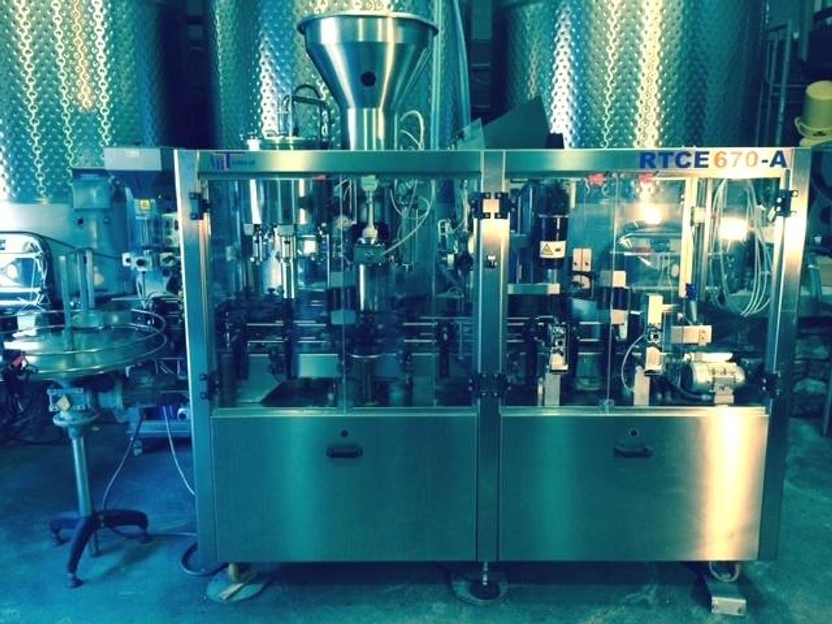Used AB Techno Automatic Wine Bottling Line