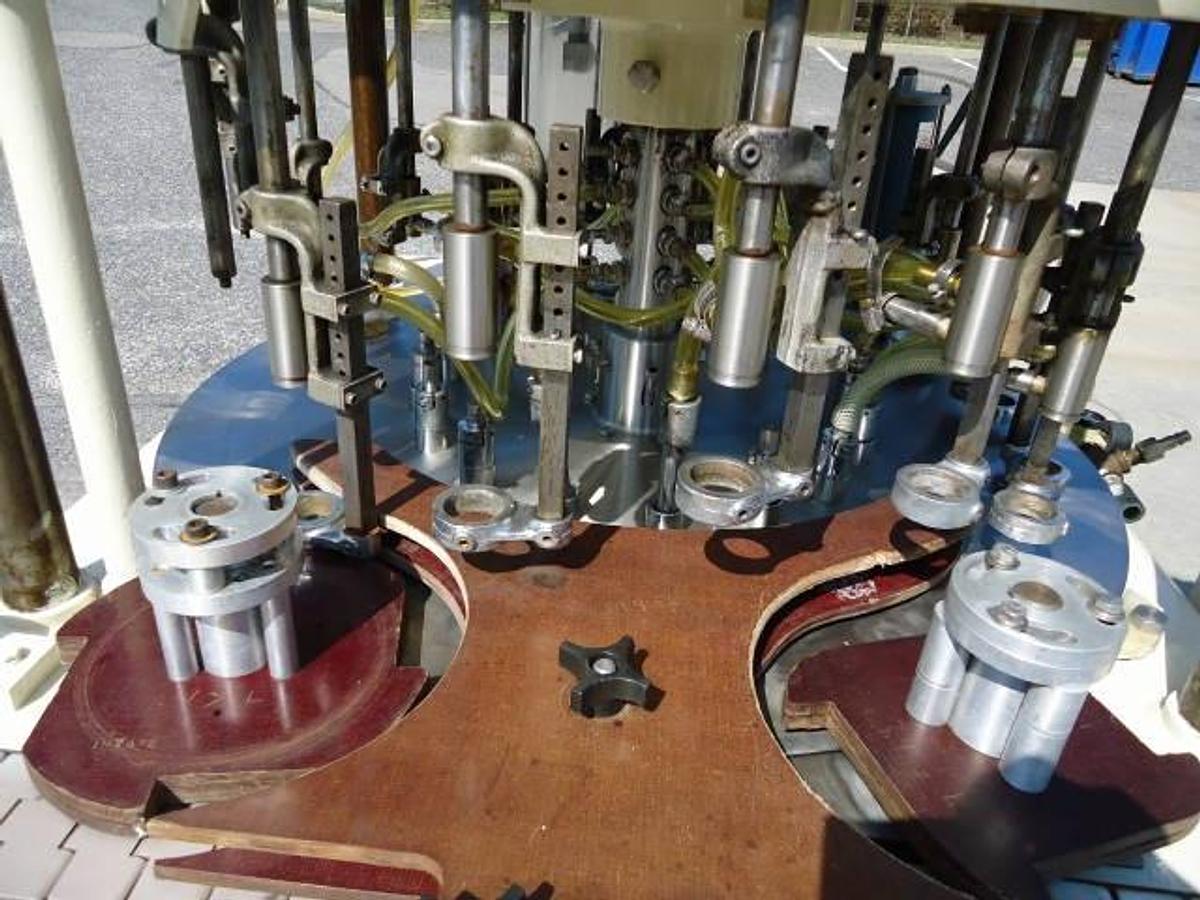 Used Mrm/Elgin 16 Spout Rotary Liquid Filler, Explosion Proof
