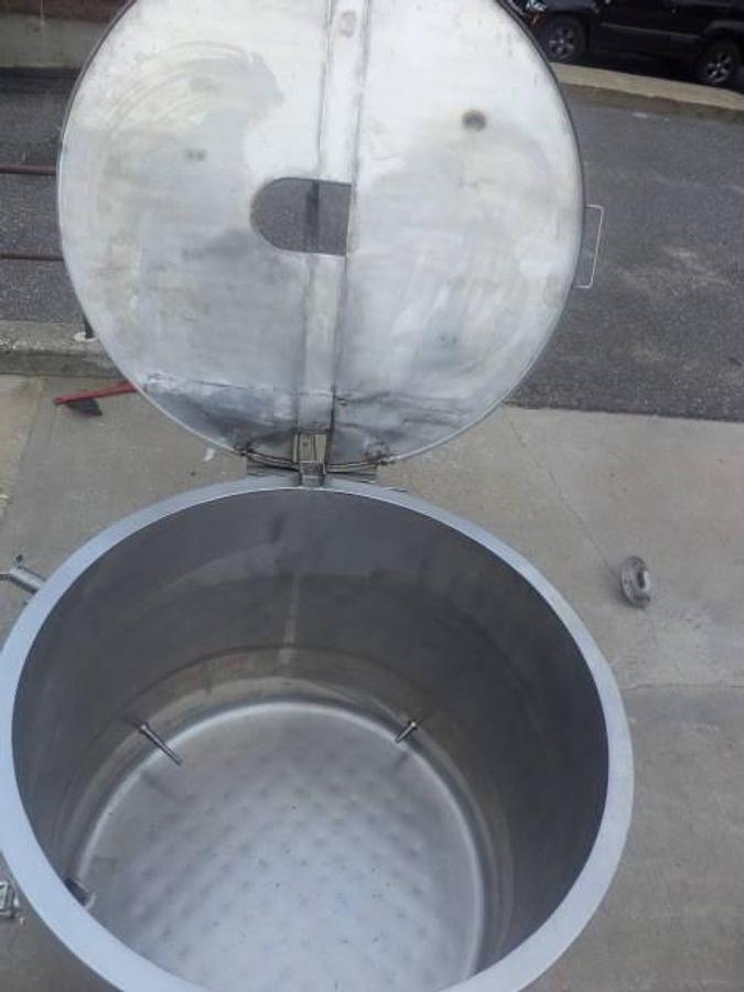 Used 300 Gallon Type 316 SS jacketed tank