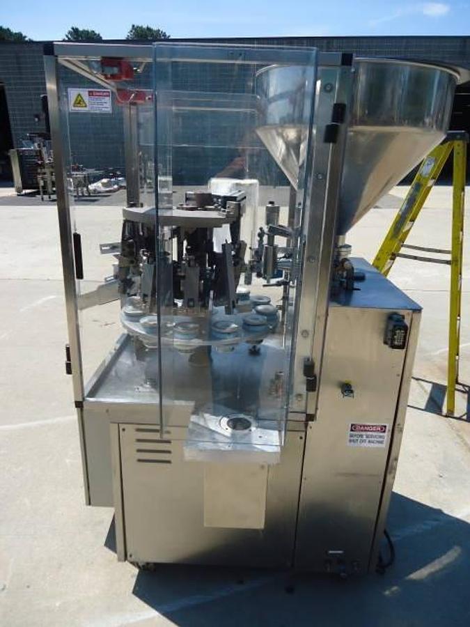 Used Kalix Kx-400 Tube Filler, Hot Air/Aluminum Tubes