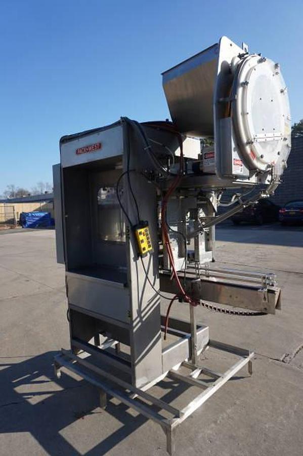 Used Pack-West Auto 200 Eight Spindle Capper, 300 Per Minute
