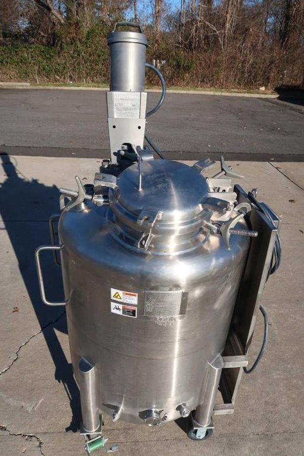 Used 500 Liter Precision Stainless 316L SS Vacuum Reactor